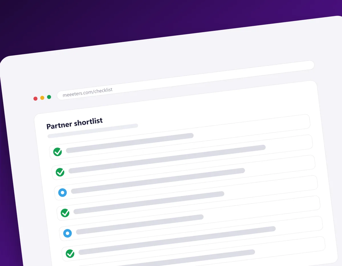 Shortlist of vetted link exchange partner sites