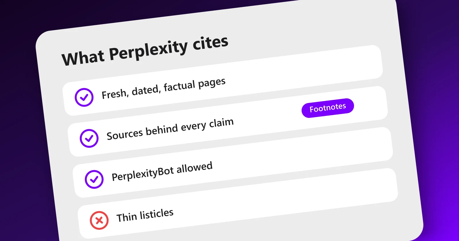 Perplexity answer with numbered citations pointing to source websites